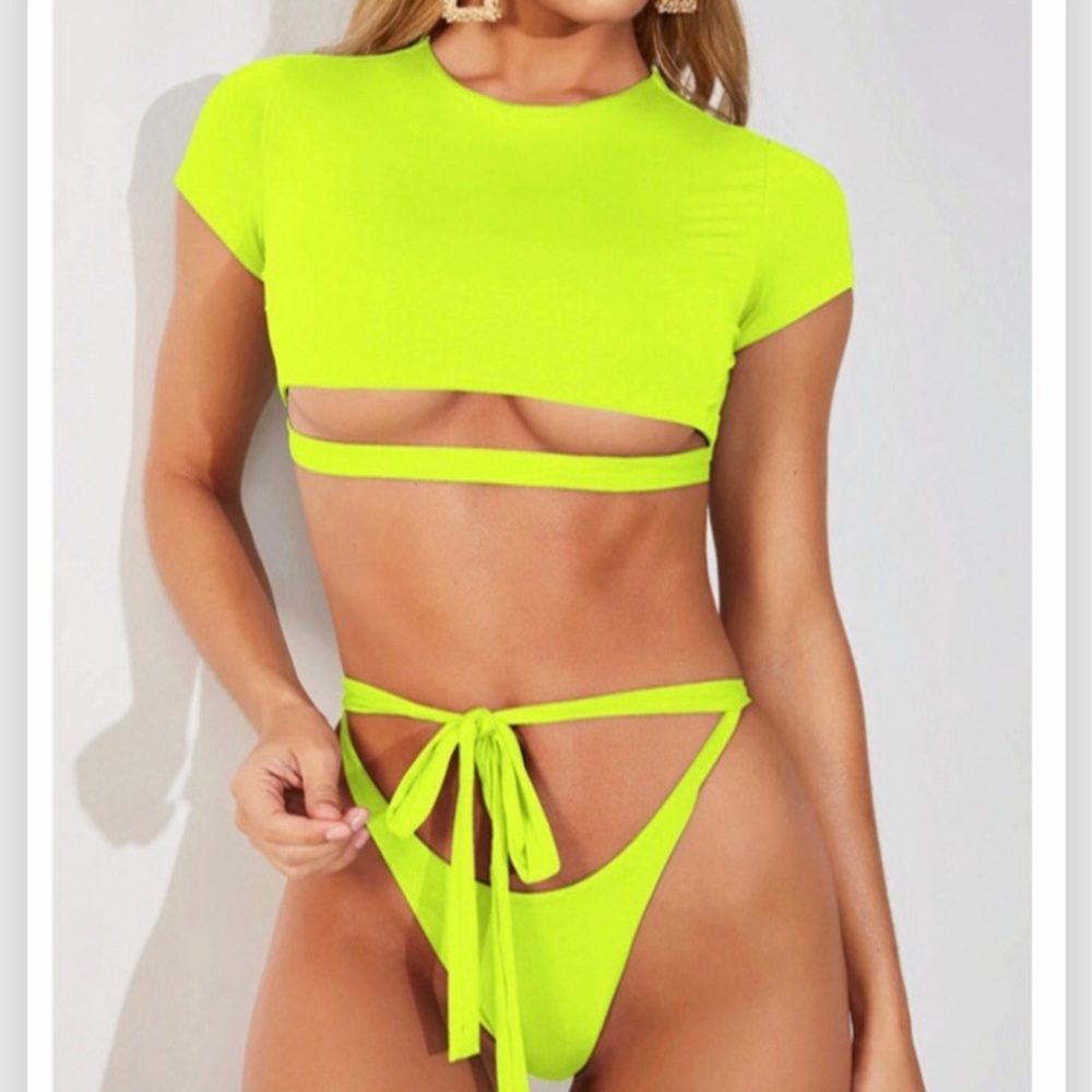 Short sleeve Two piece bikini